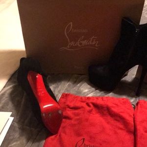 Daf booty 160 beau  black Christian louboutin